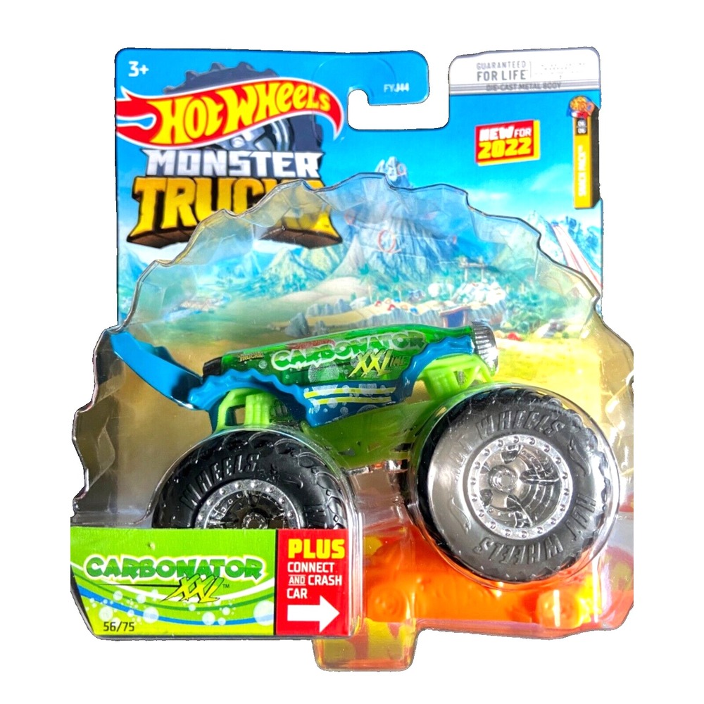 Hot Wheels Monster Trucks Carbonator XXL 56/75 Snack Pack 06/06NIP 2022